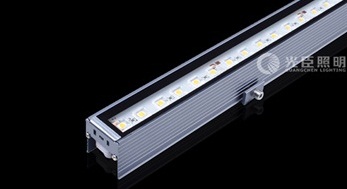 浙江舟山魚社外立面夜景亮化，光臣LED線條燈效果獲贊